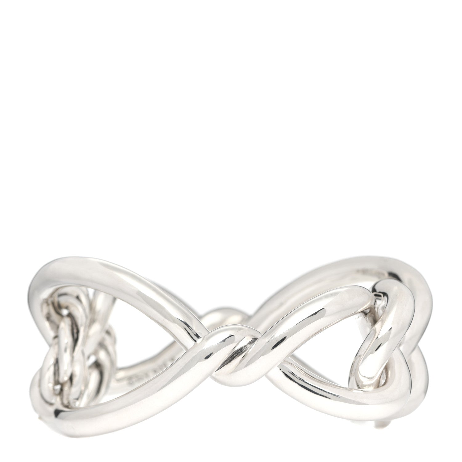 David Yurman Sterling Silver 33mm Continuance Bold Bracelet 1 of 4