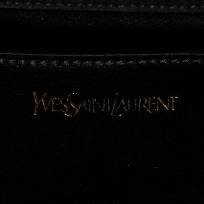 Saint Laurent Patent Monogram Large Belle De Jour Clutch Black 6 of 7