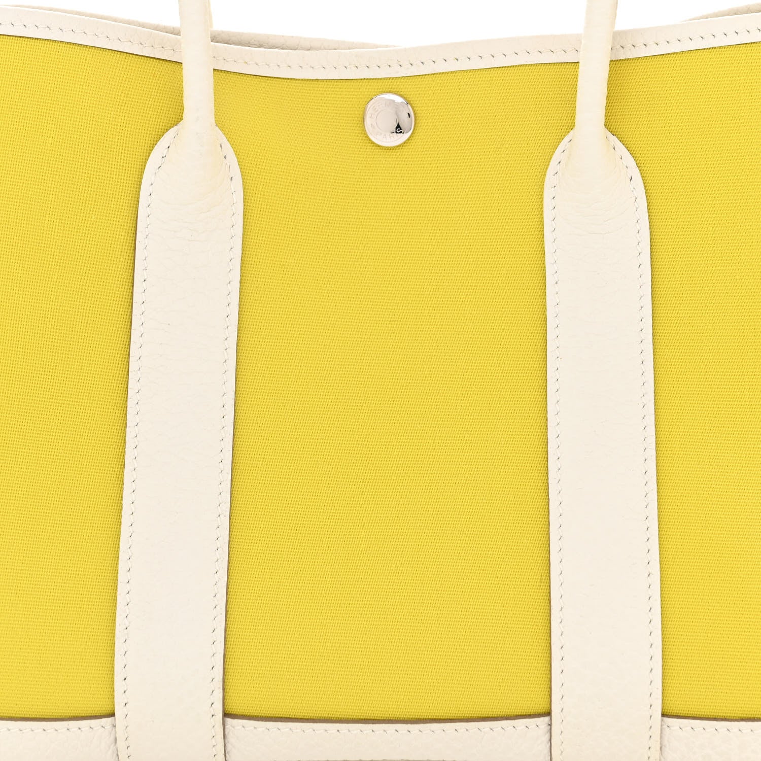 Hermes Toile Officier Vache Country Garden Party 30 TPM Lime White 8 of 11