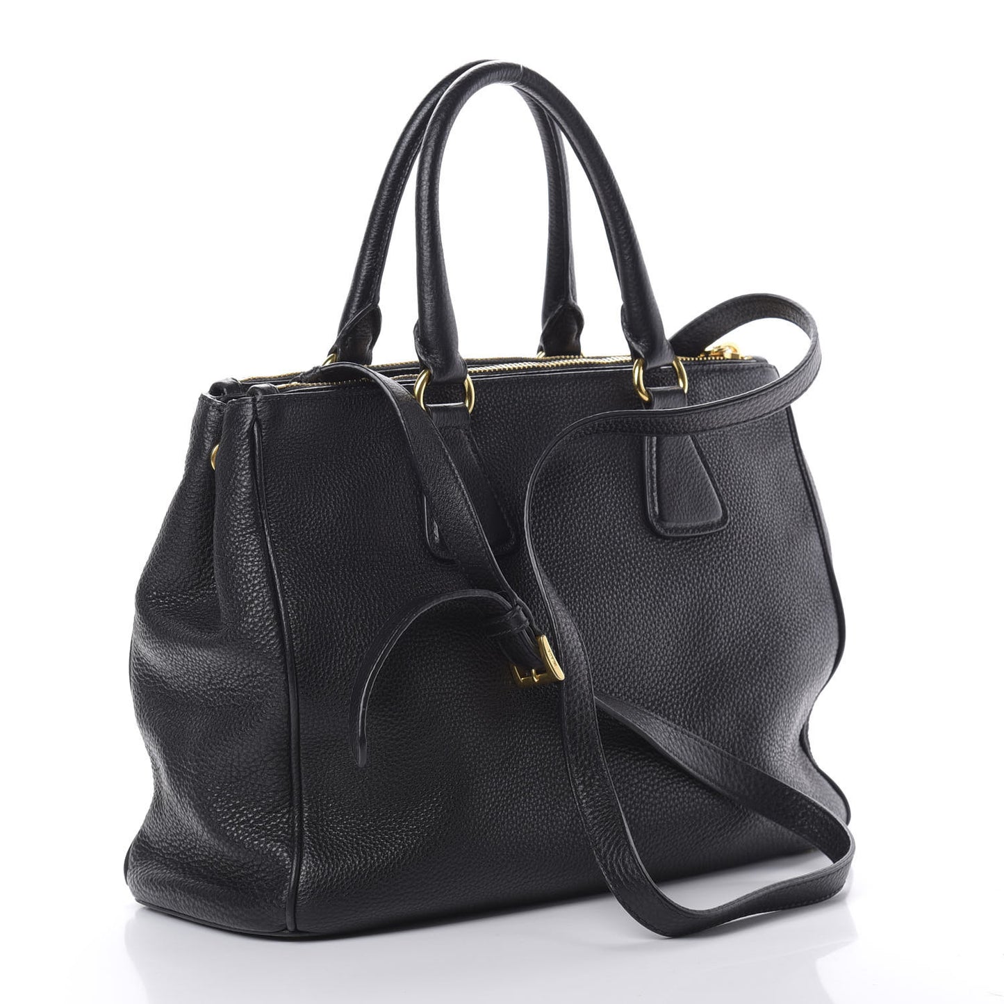 Vitello Daino Tote Black