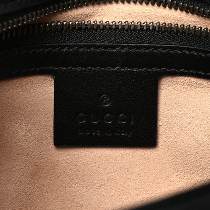 Gucci Calfskin Matelasse Small GG Marmont Shoulder Bag Black 6 of 9