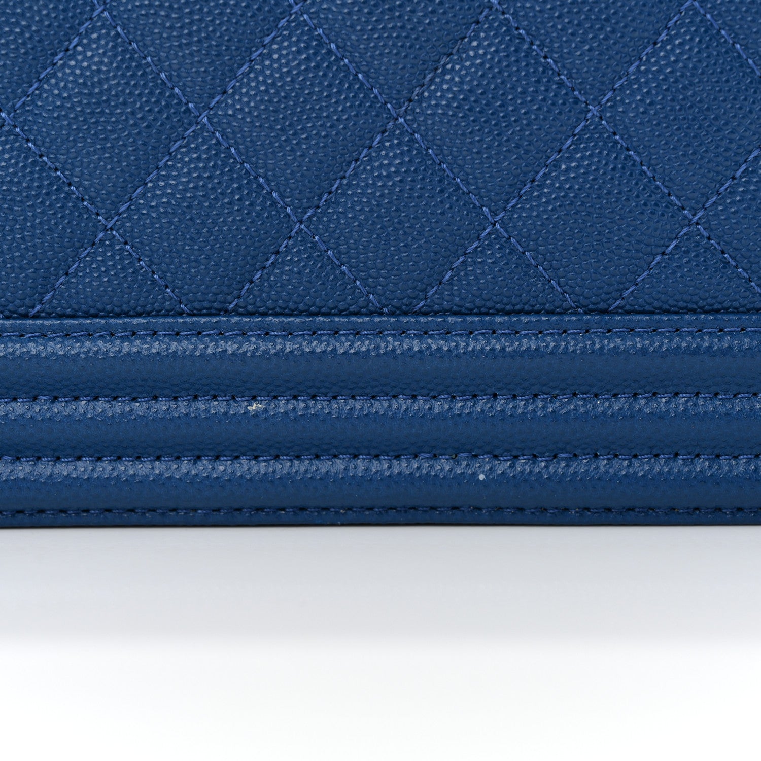 Chanel Caviar Quilted Medium Boy Flap Blue 13 of 13