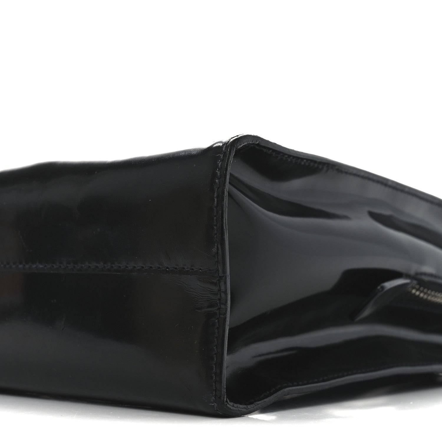 Prada Spazzolato Logo Embossed Tote Black 9 of 9