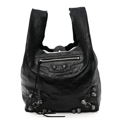 Balenciaga Agneau Arena Le Cagole Tote Black 1 of 10