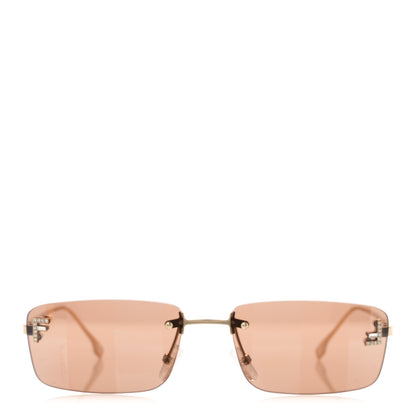 Fendi Metal Fendi First Sunglasses FE4172US  Gold Brown 2 of 8