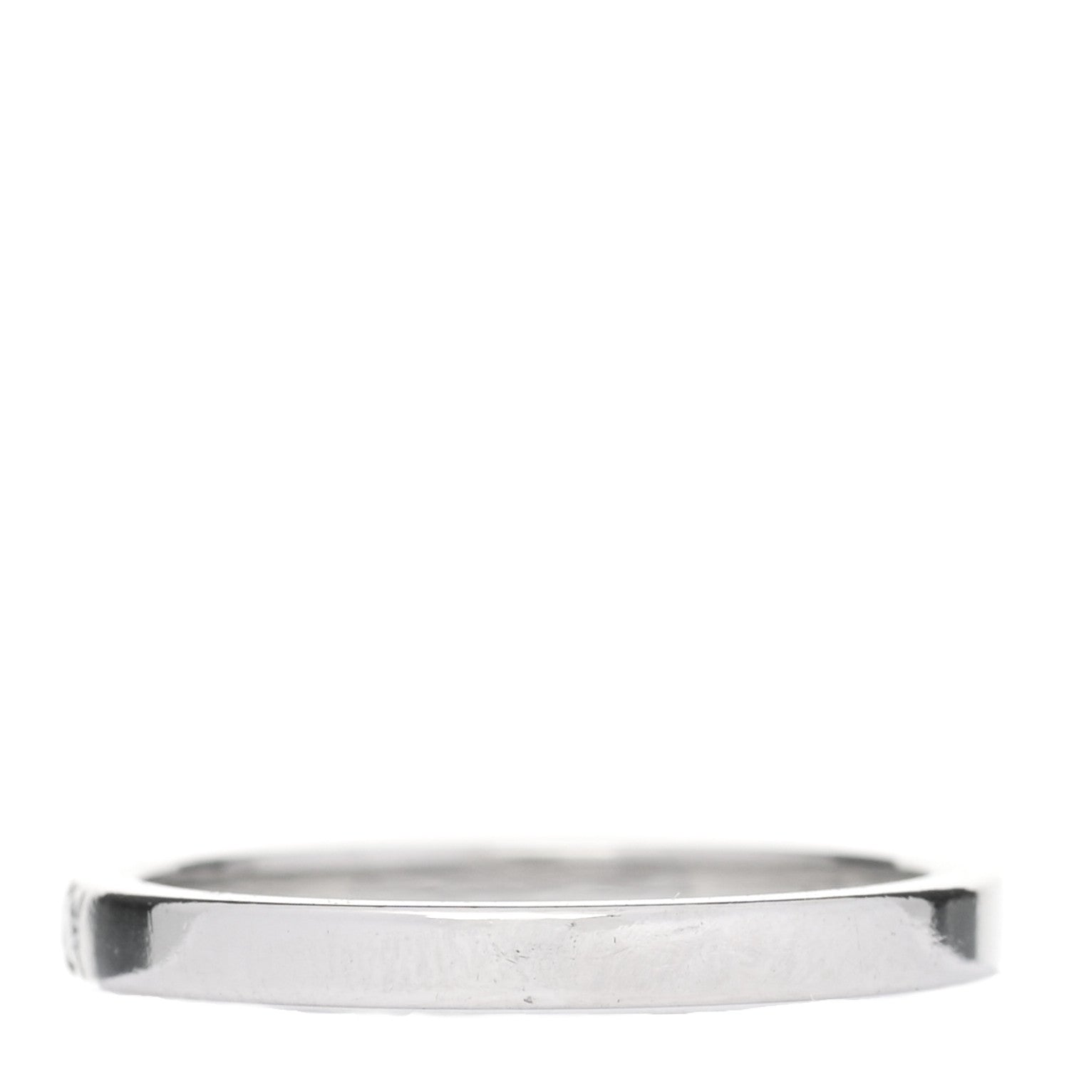 Tiffany Platinum Diamond .24ctw Soleste Half Eternity Band Ring 50 5.5 3 of 4