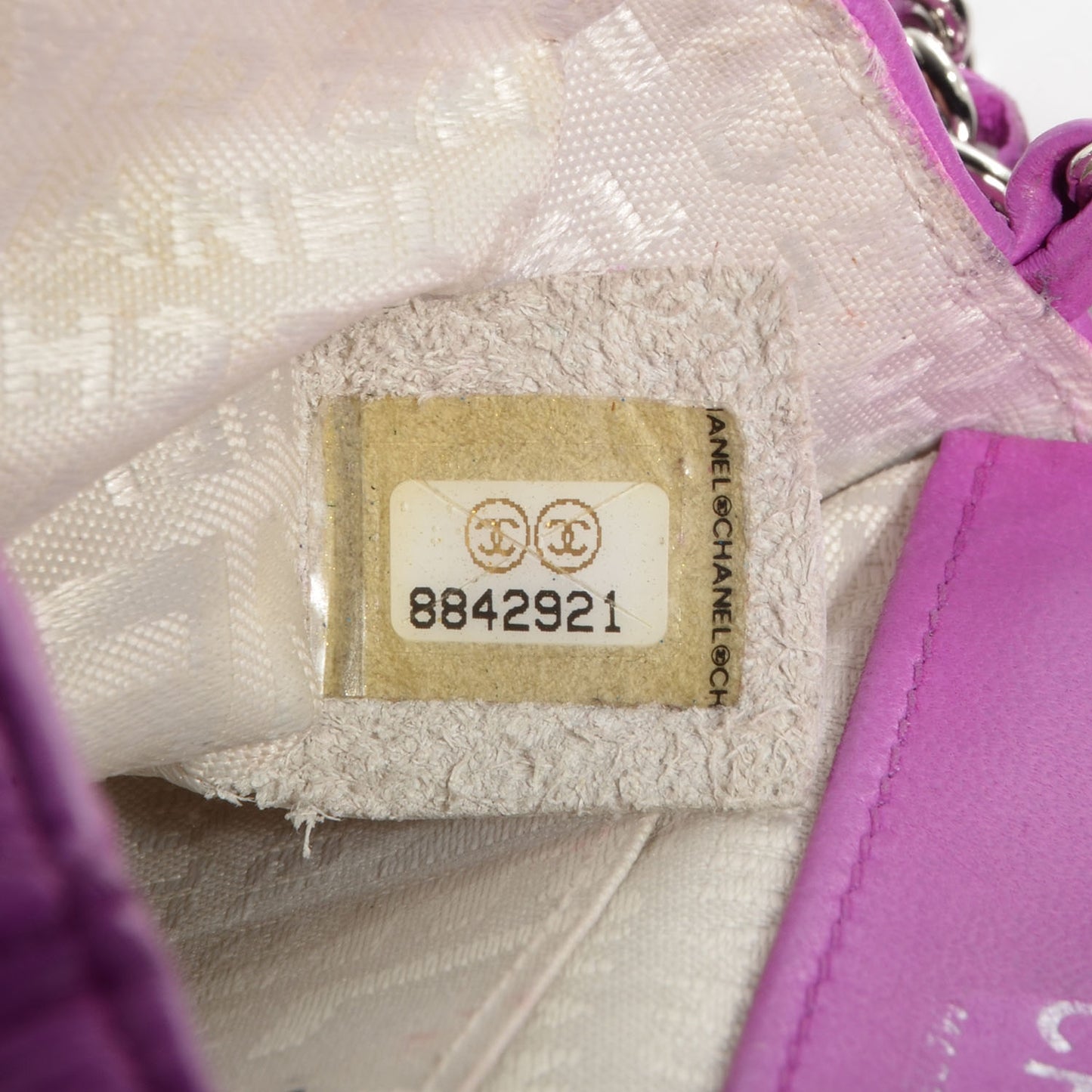 Lambskin Quilted Extra Mini Flap Fuchsia