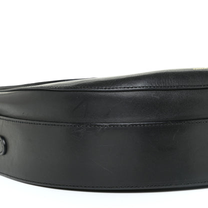 Mansur Gavriel Calfskin Saddle Crossbody Bag Black 8 of 19