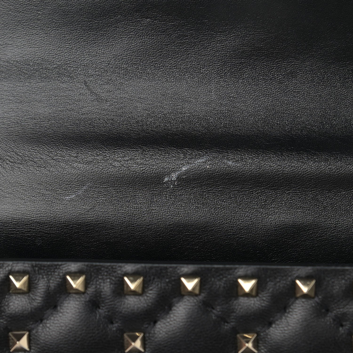 Valentino Garavani Lambskin Medium Rockstud Spike Shoulder Bag Black 11 of 12