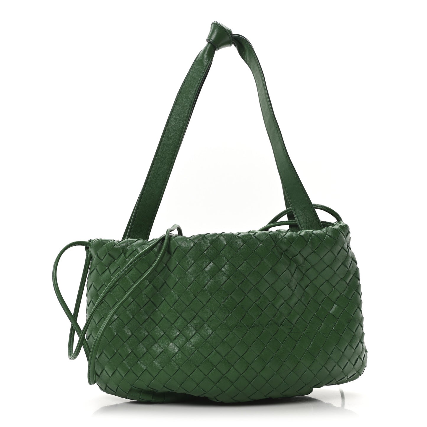 Nappa Intrecciato Small Bulb Racing Green