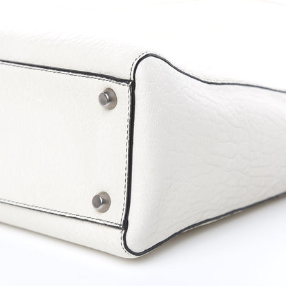 Christian Dior Grained Lambskin Large Lady Dior Off White 9 of 11