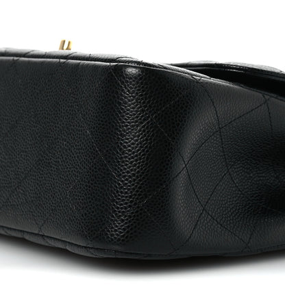 Chanel Caviar Quilted Jumbo Double Flap Black 10 of 10