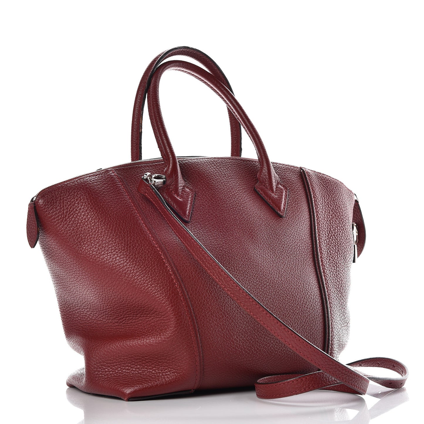 Cuir Taurillon Soft Lockit PM Griotte