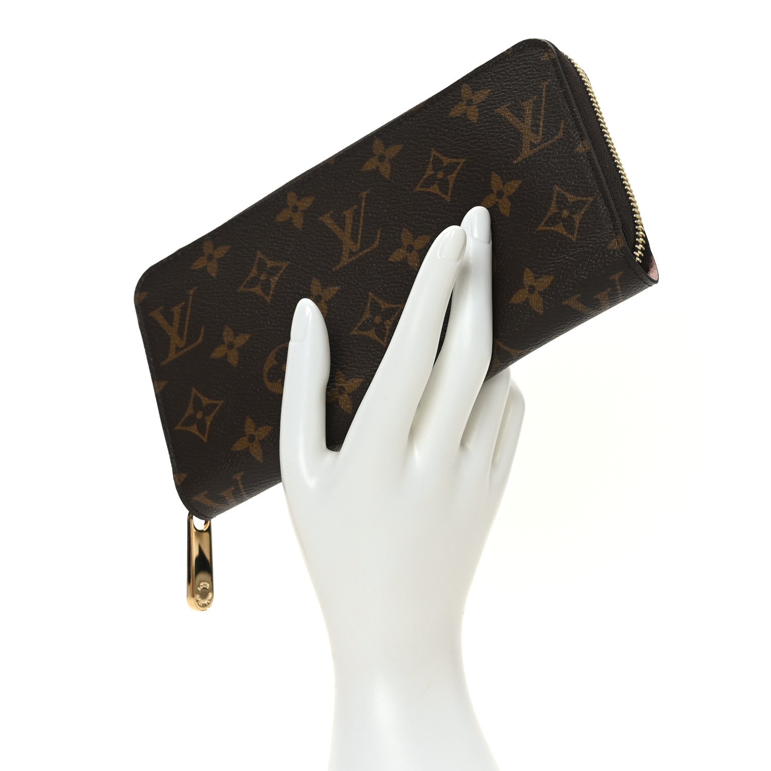 Louis Vuitton Monogram Zippy Wallet Rose Ballerine 2 of 6
