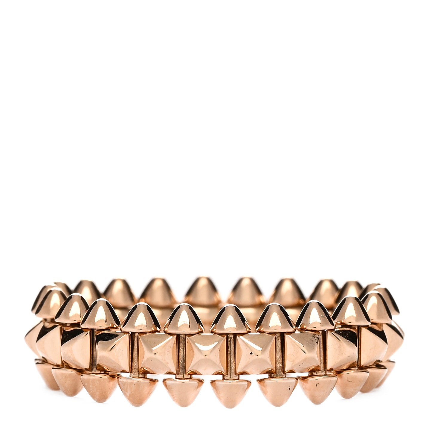 18K Pink Gold SM Clash De Cartier Ring 53 6.5