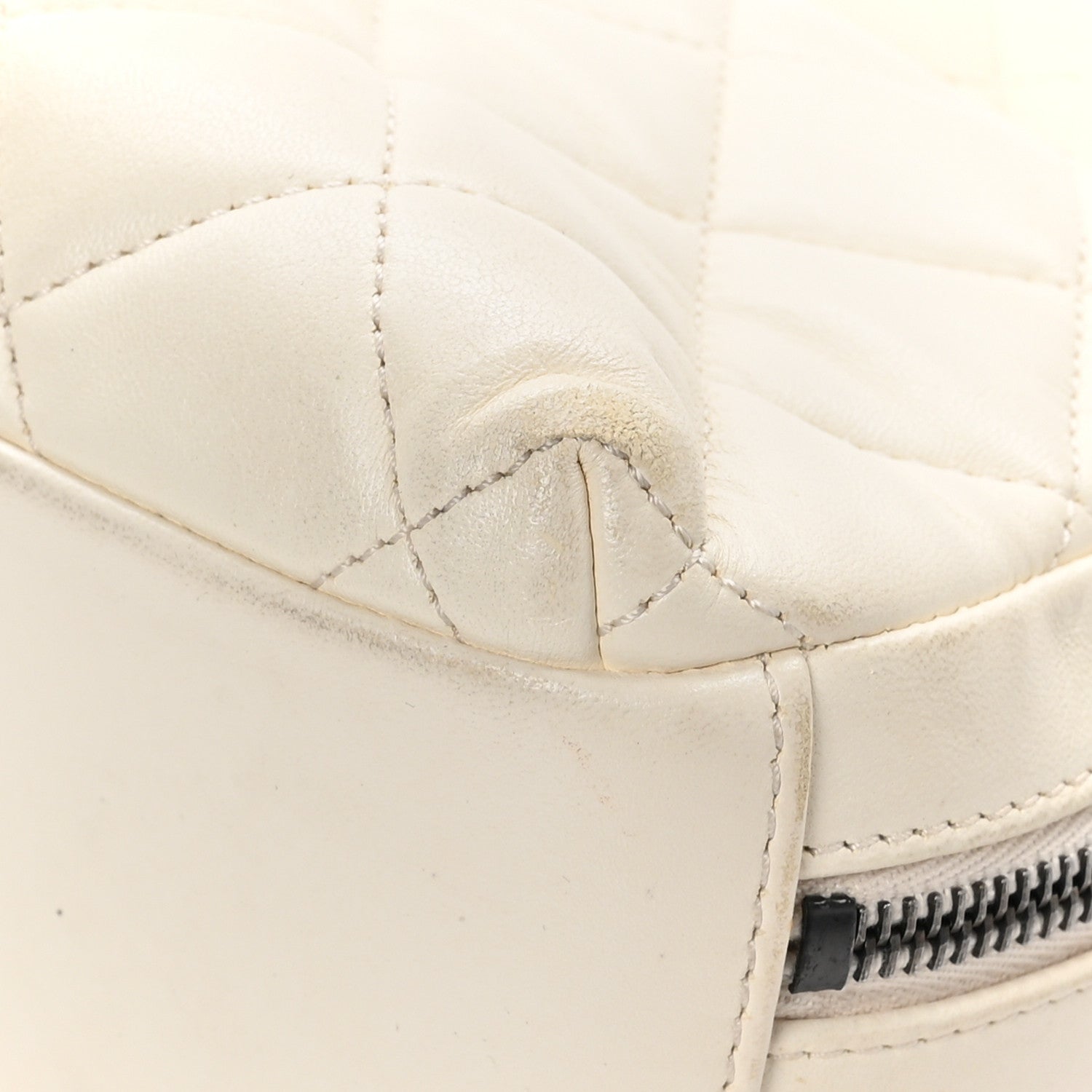 Chanel Lambskin Quilted Medium Trendy CC Bowling Bag White 10 of 13
