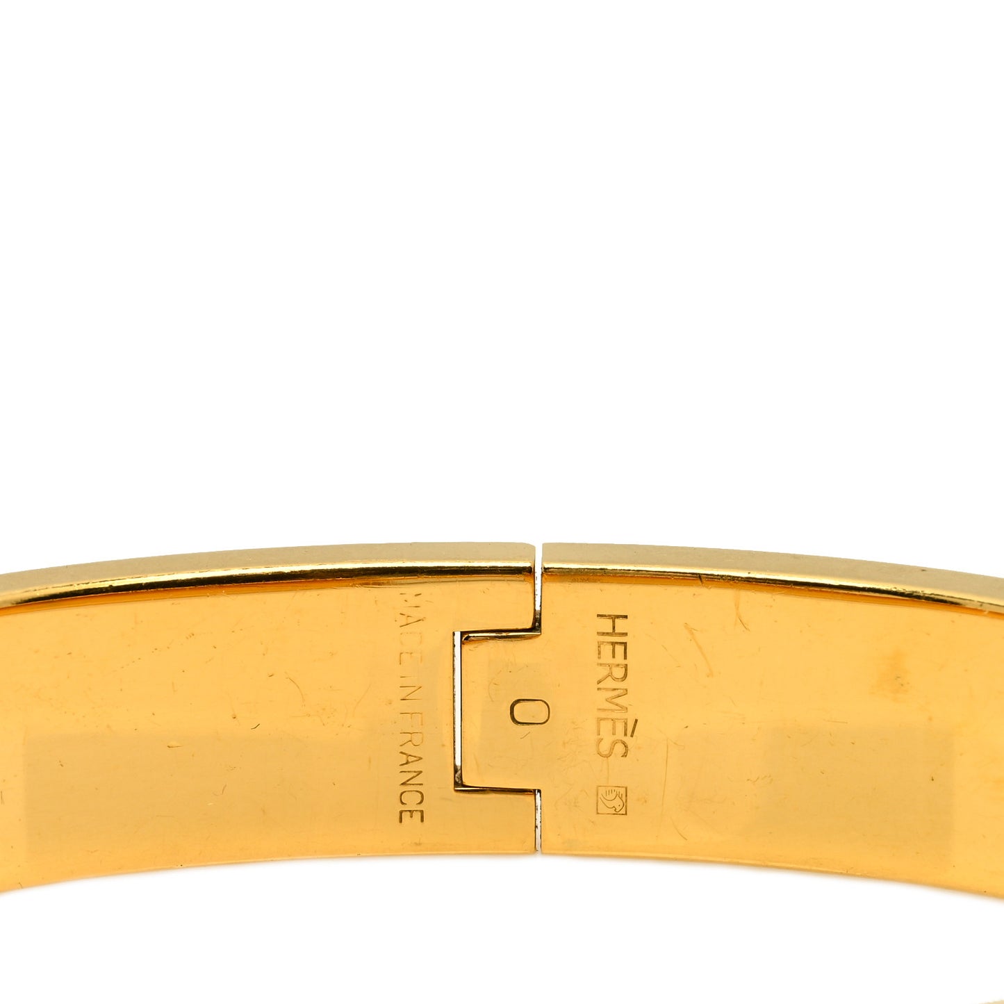 Enamel Narrow Clic Clac H Bracelet GM Bleu Royal