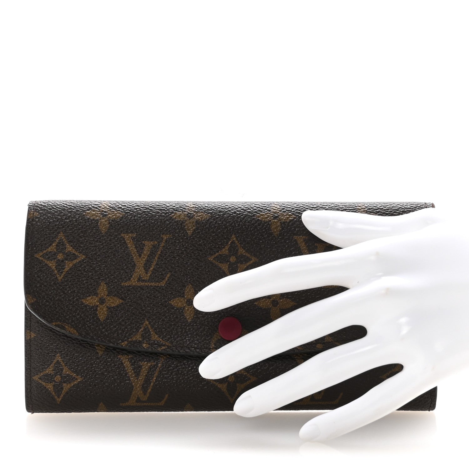 Louis Vuitton Monogram Emilie Wallet Fuchsia 2 of 6
