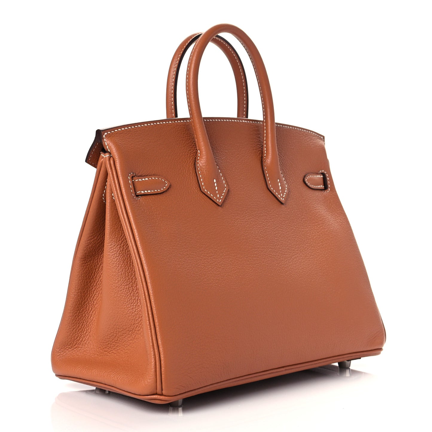 Taurillon Novillo Verso Birkin 25 Gold Gris Tourterelle