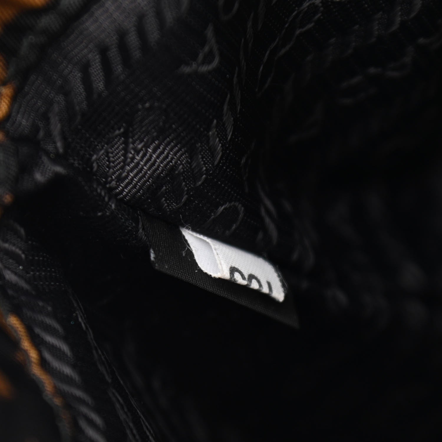 Prada Tessuto Nylon Leopard Print Mini Bucket Bag Miele 6 of 9