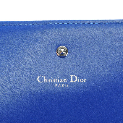 Christian Dior Lambskin Diorama Croisiere Chain Wallet Blue 6 of 8