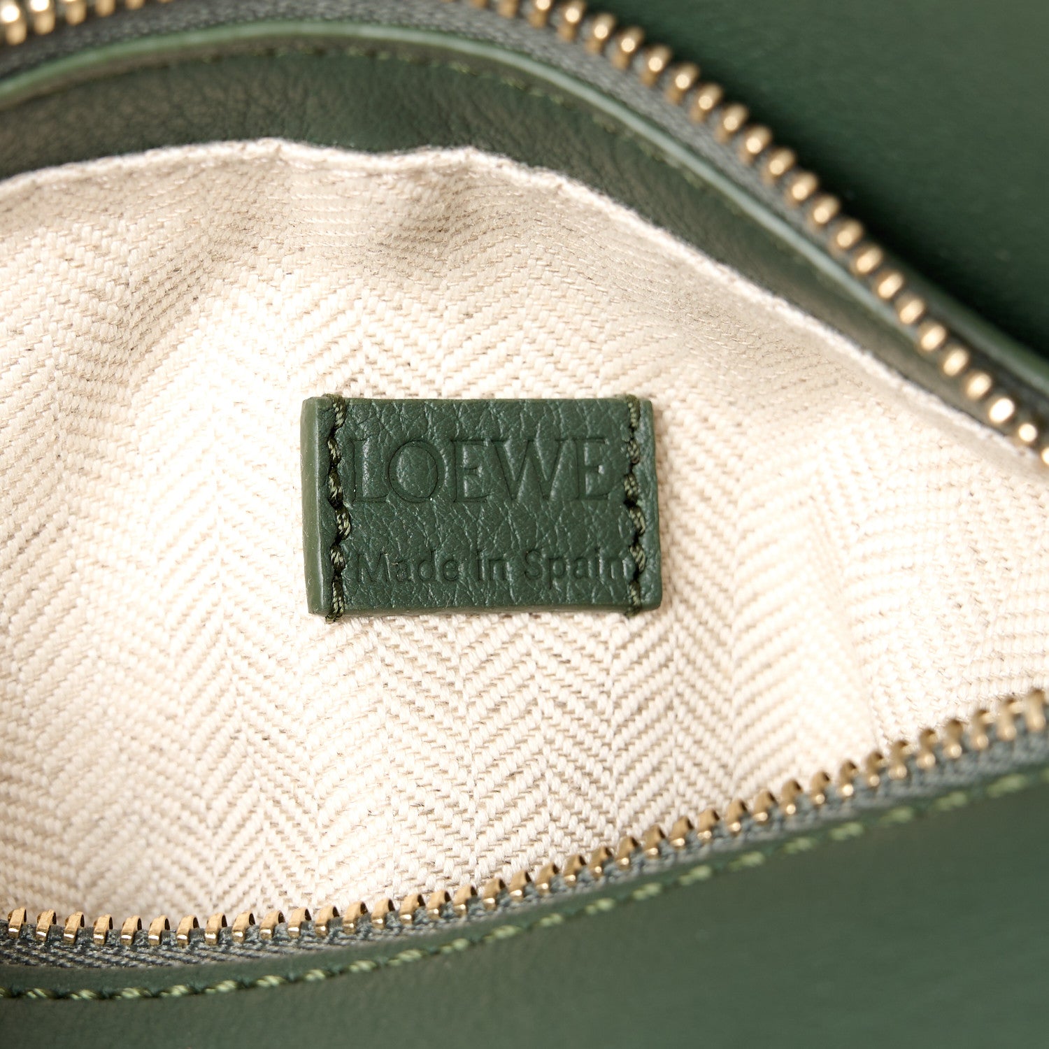 Loewe Calfskin Mini Puzzle Edge Bag Vintage Khaki 6 of 10