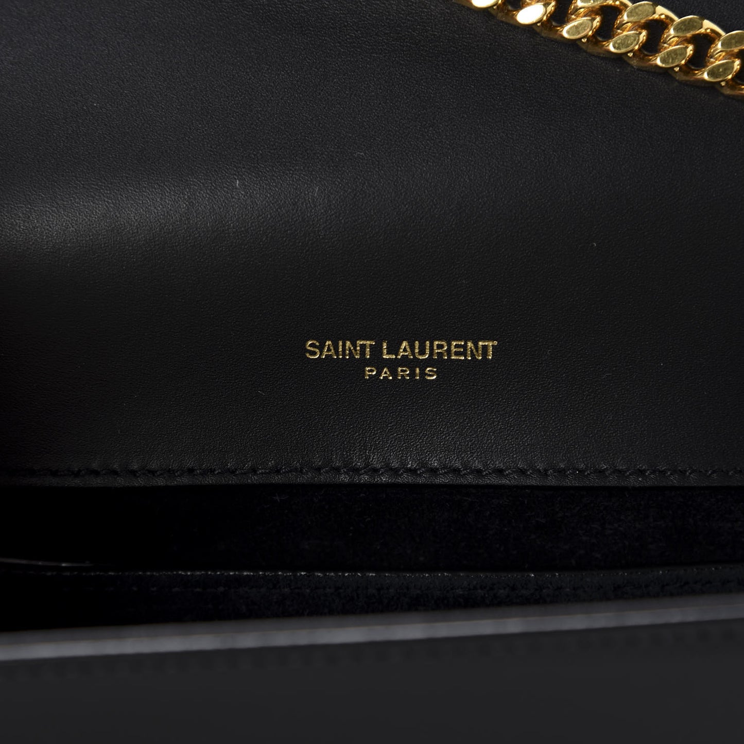 Smooth Calfskin Small Classic Monogram Kate Tassel Satchel Black
