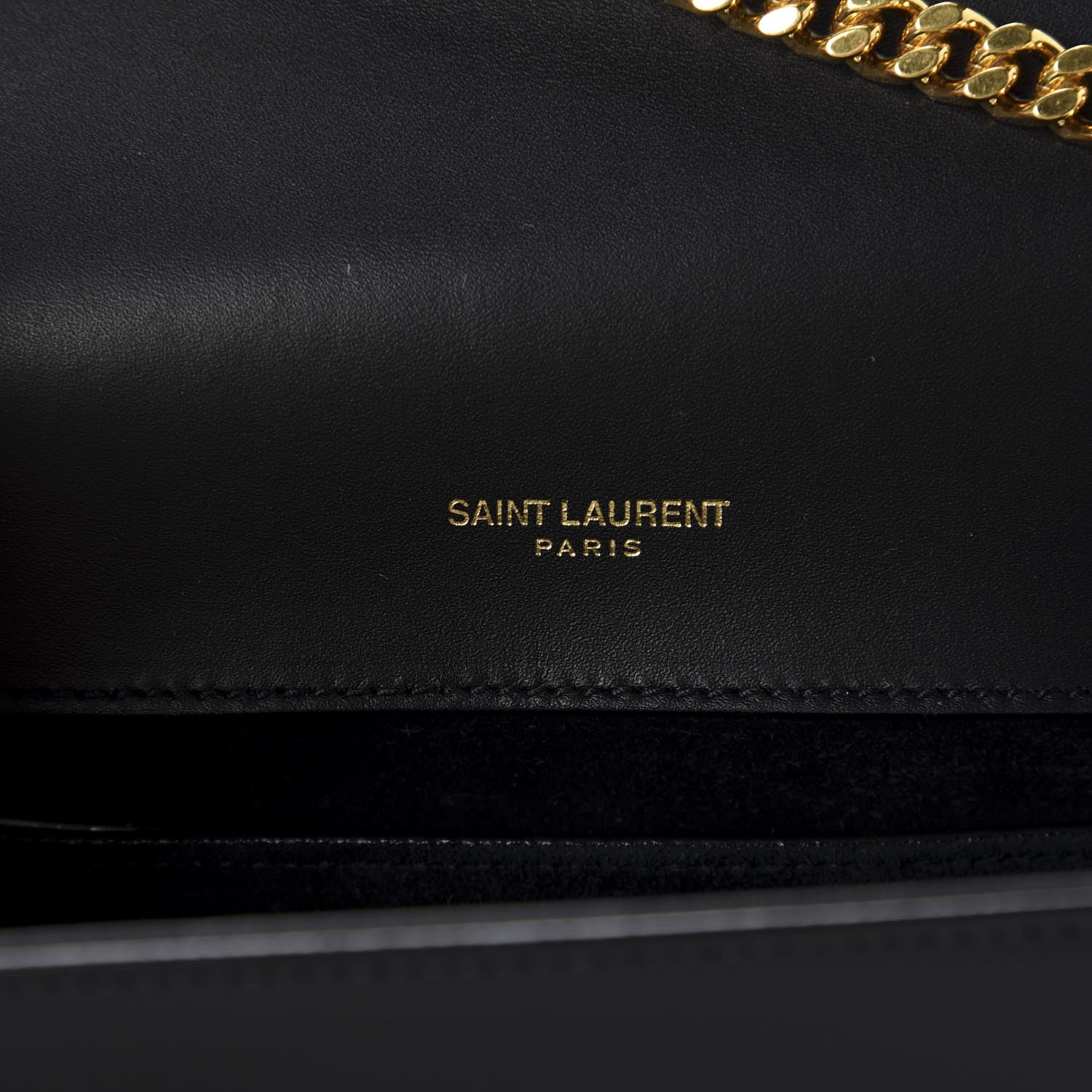Saint Laurent Smooth Calfskin Small Classic Monogram Kate Tassel Satchel Black 8 of 11