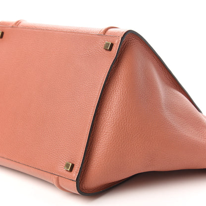 Celine Shiny Grained Calfskin Medium Phantom Luggage Terracotta 7 of 9