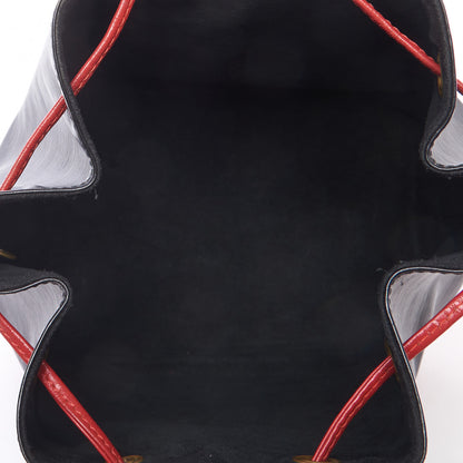 Louis Vuitton Epi Bi-Color Noe Castillan Red Black 8 of 8