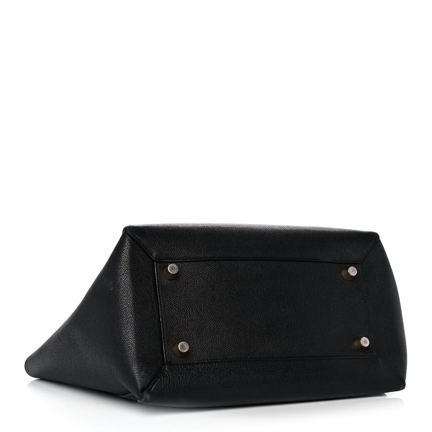 Grained Calfskin Mini Belt Bag Black