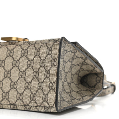 Balenciaga X GUCCI GG Supreme Monogram Small Hourglass Top Handle Bag Beige Ebony 9 of 9