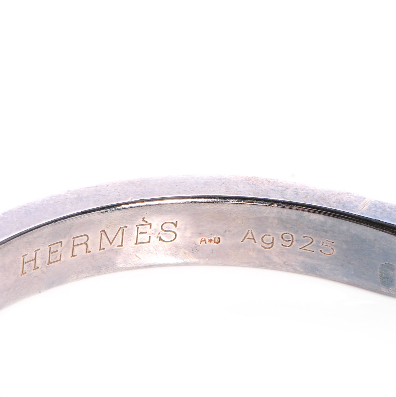 Hermes Sterling Silver H Bangle 3 of 5