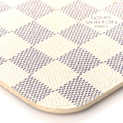 Louis Vuitton Damier Azur Neverfull MM GM Pochette 7 of 9