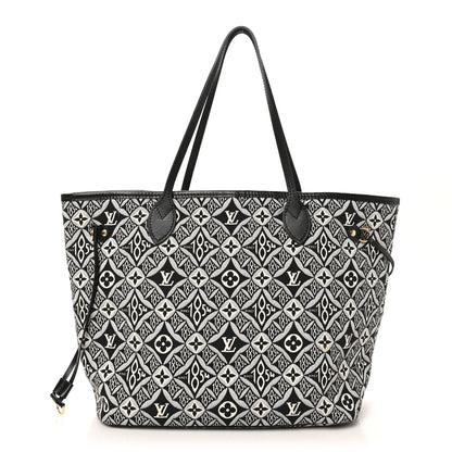 Louis Vuitton Jacquard Since 1854 Neverfull MM Grey 1 of 10