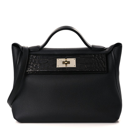 Hermes Togo Matte Alligator Swift Touch 24/24 29 Black 1 of 10