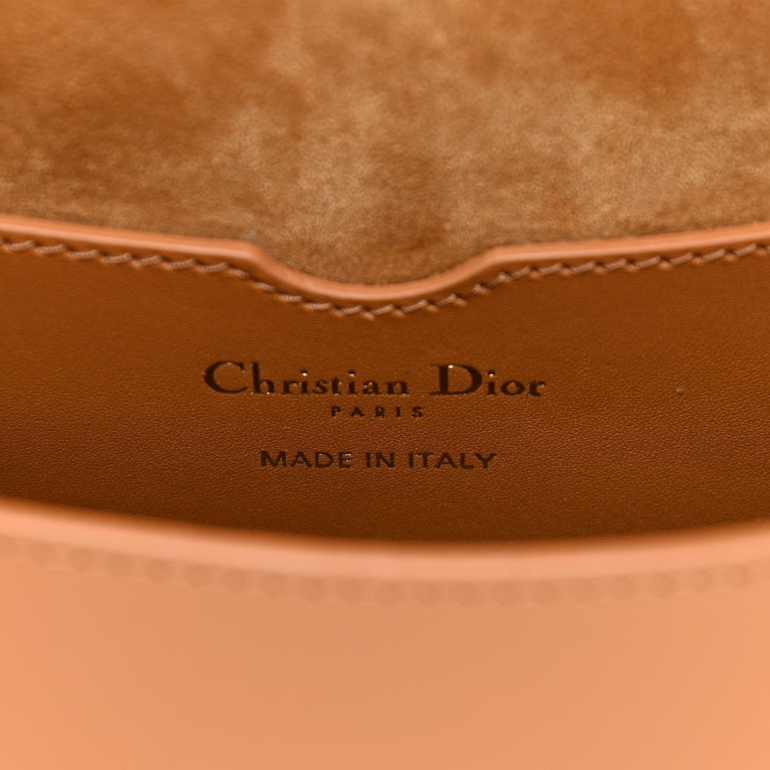 Christian Dior Box Calfskin Medium Bobby Flap Camel 7 of 9