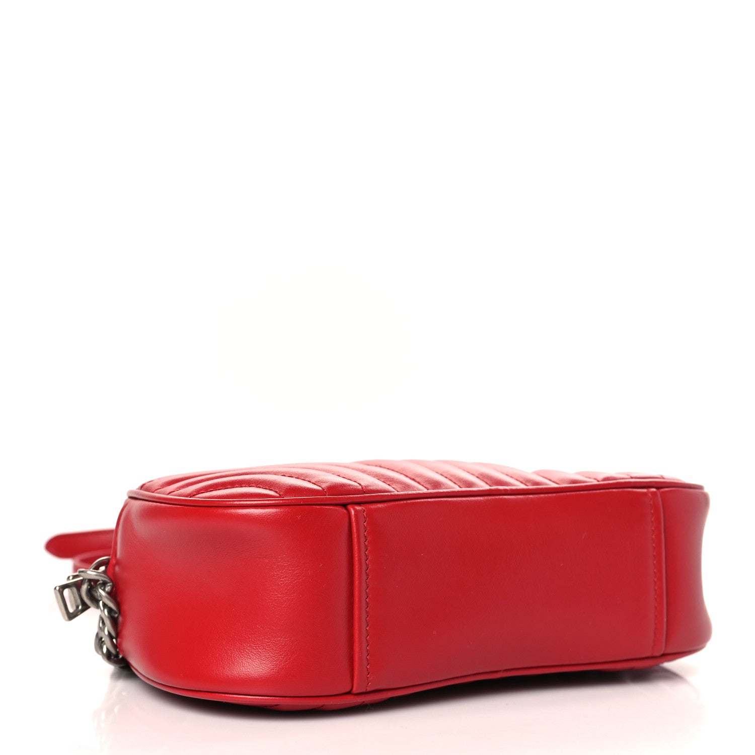 Prada Soft Calfskin Impunture Diagramme Dome Crossbody Bag Fuoco 4 of 9