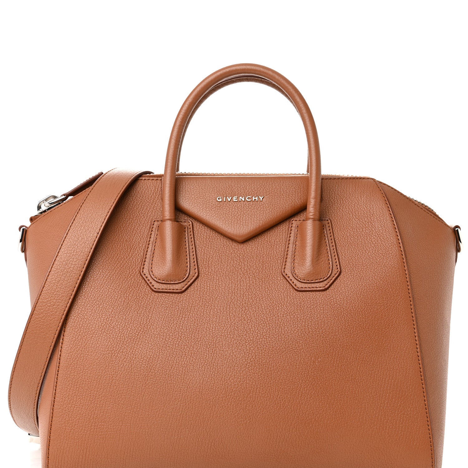 Givenchy Sugar Goatskin Medium Antigona Cognac 9 of 16