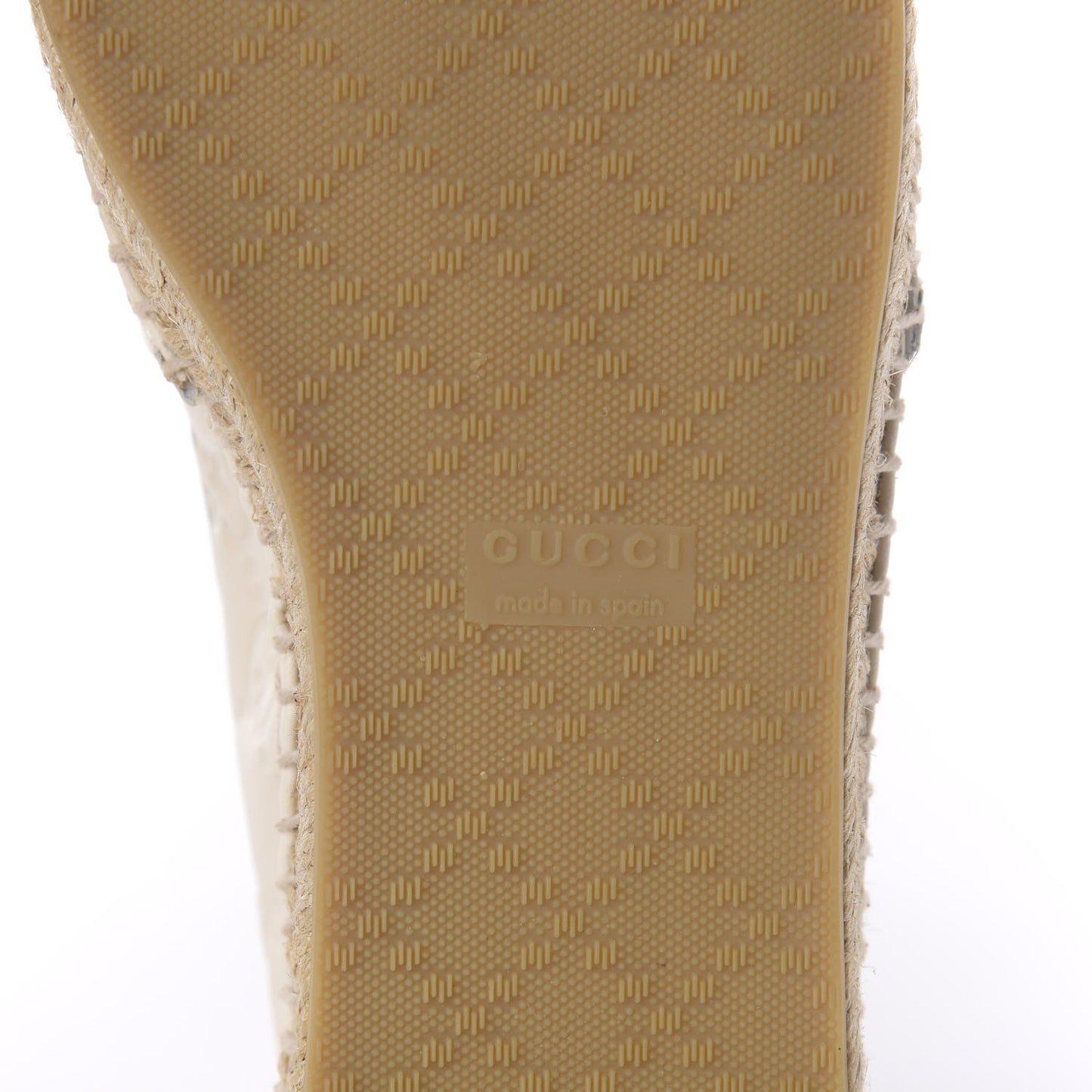 Guccissima Signature Espadrilles 35 Mystic White