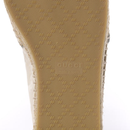 Gucci Guccissima Signature Espadrilles 35 Mystic White 6 of 9