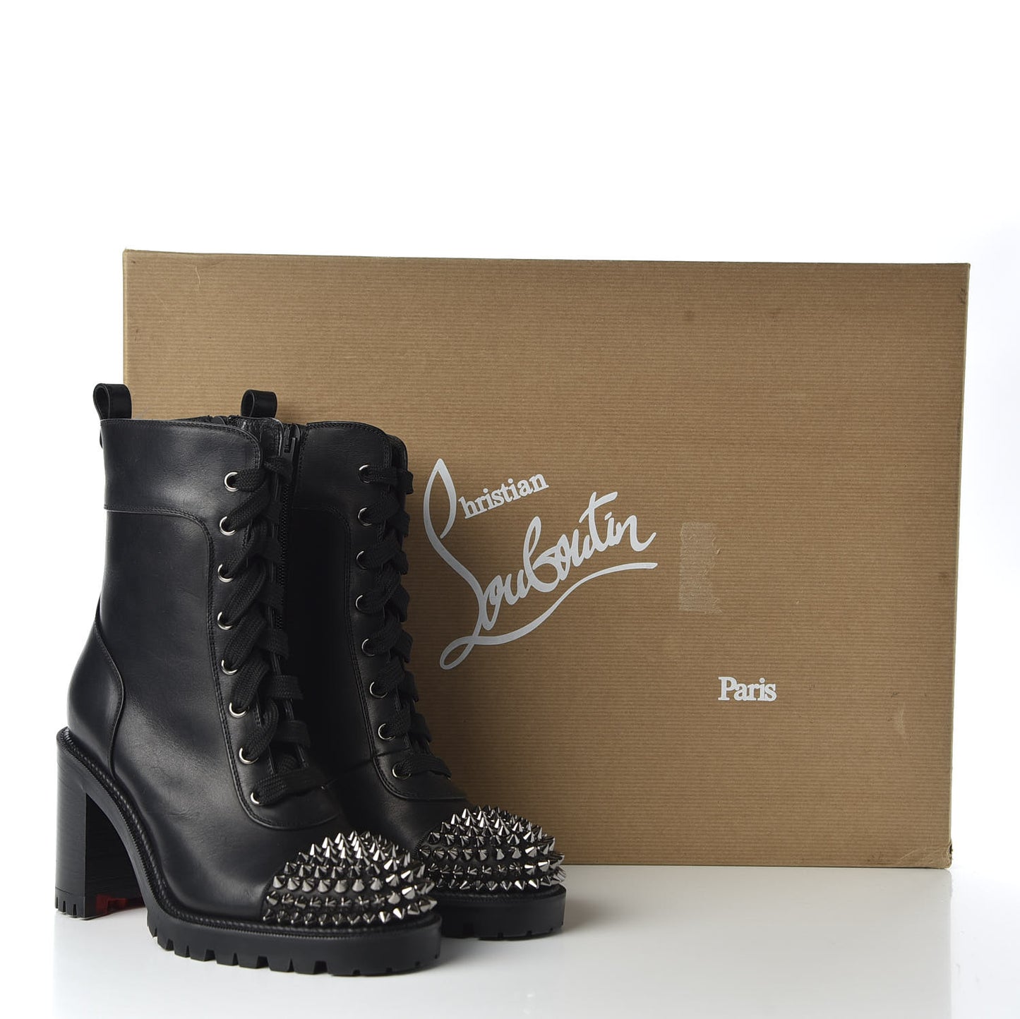 Calfskin Spikes TS Croc 70 Boots 35.5 Black