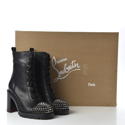 Christian Louboutin Calfskin Spikes TS Croc 70 Boots 35.5 Black 10 of 10