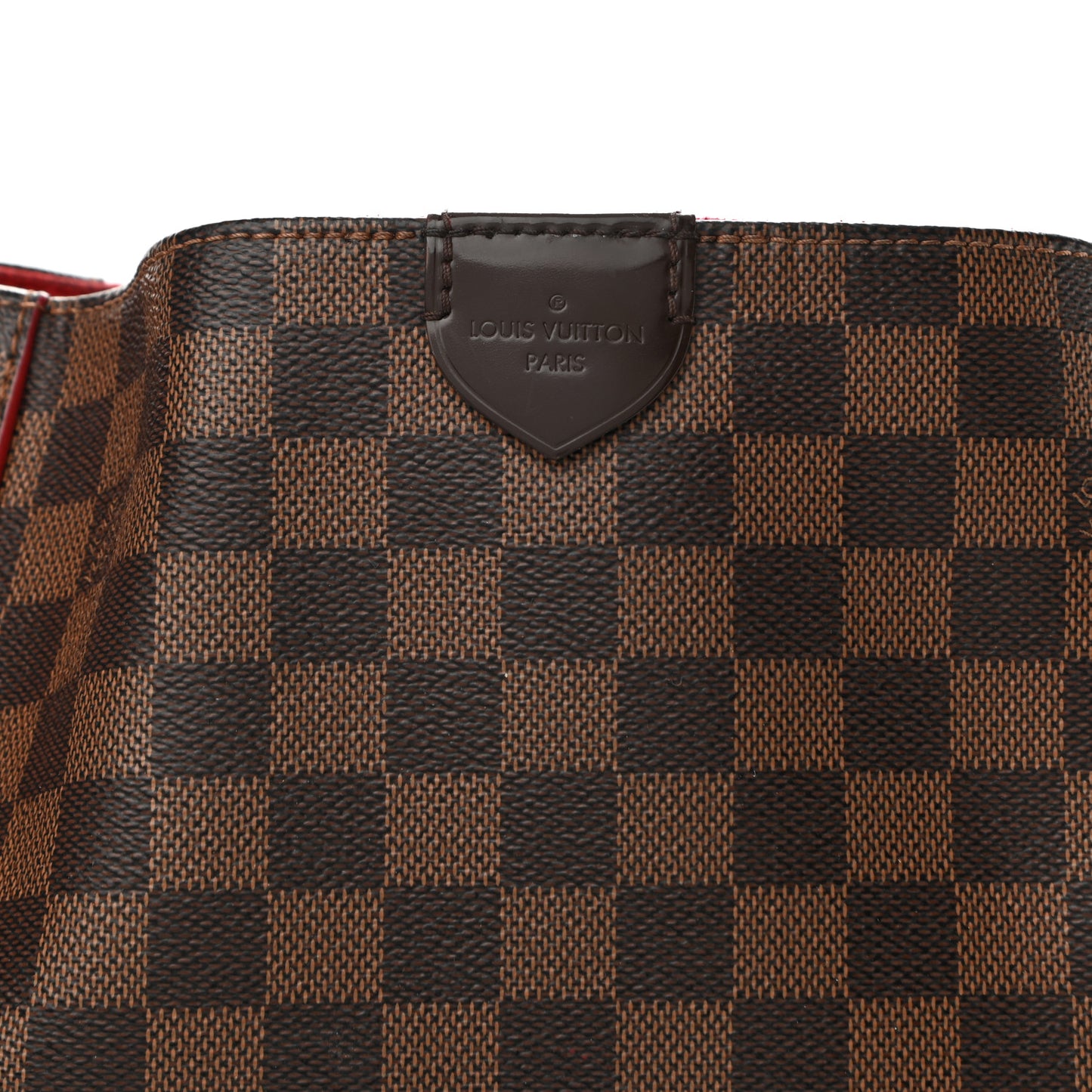 Damier Ebene Caissa Hobo Cherry