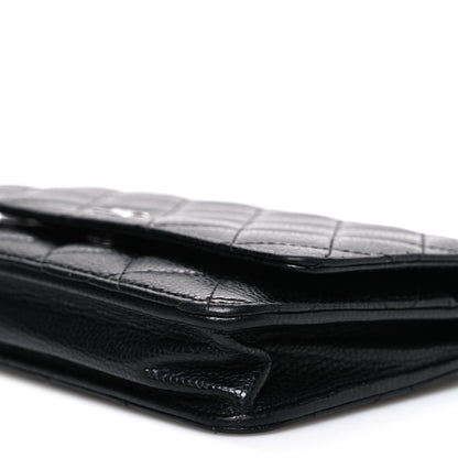 Chanel Caviar Quilted Wallet on Chain WOC Black 11 of 11