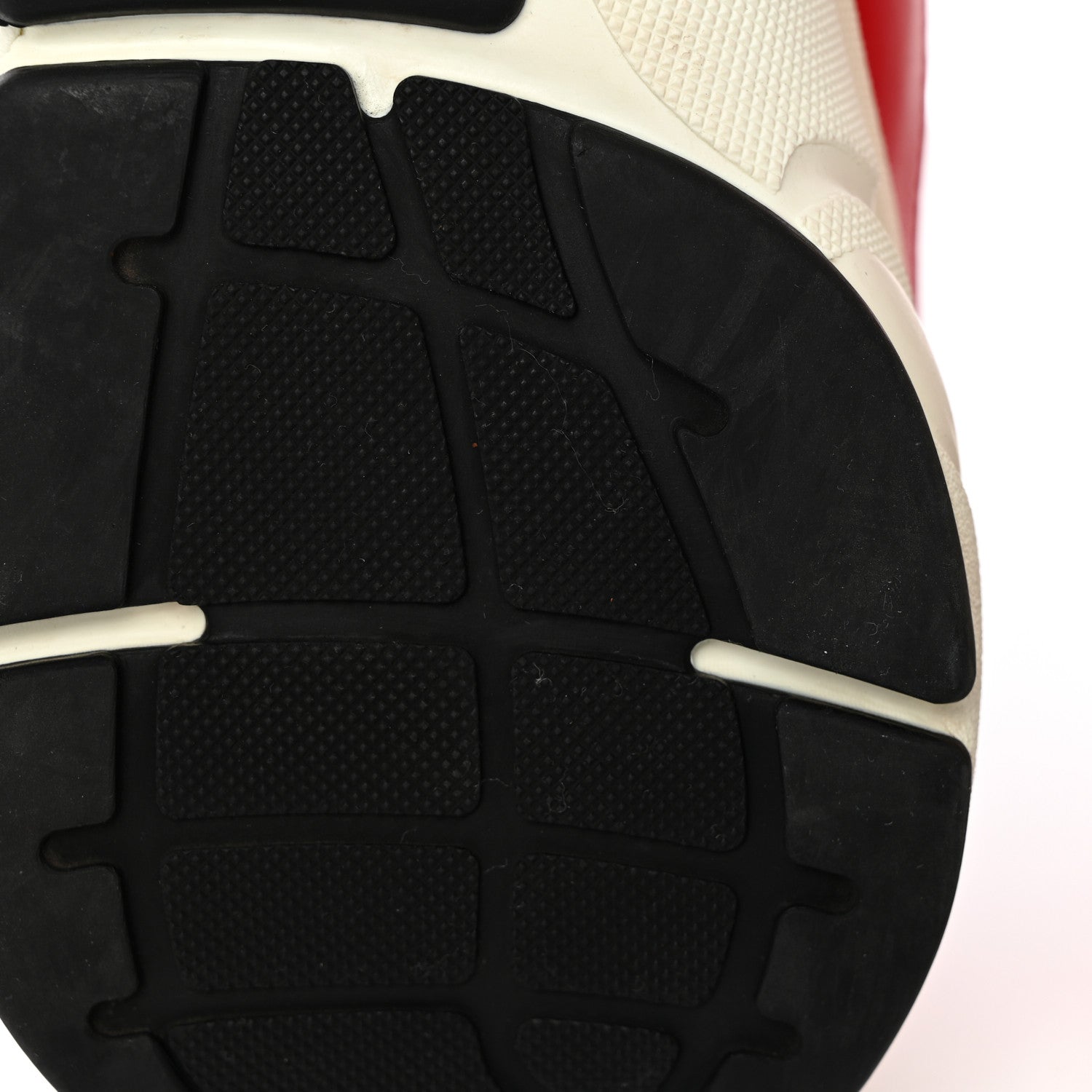Christian Dior Technical Mesh Calfskin Mens B22 Sneakers 44 Black White Red 11 of 15