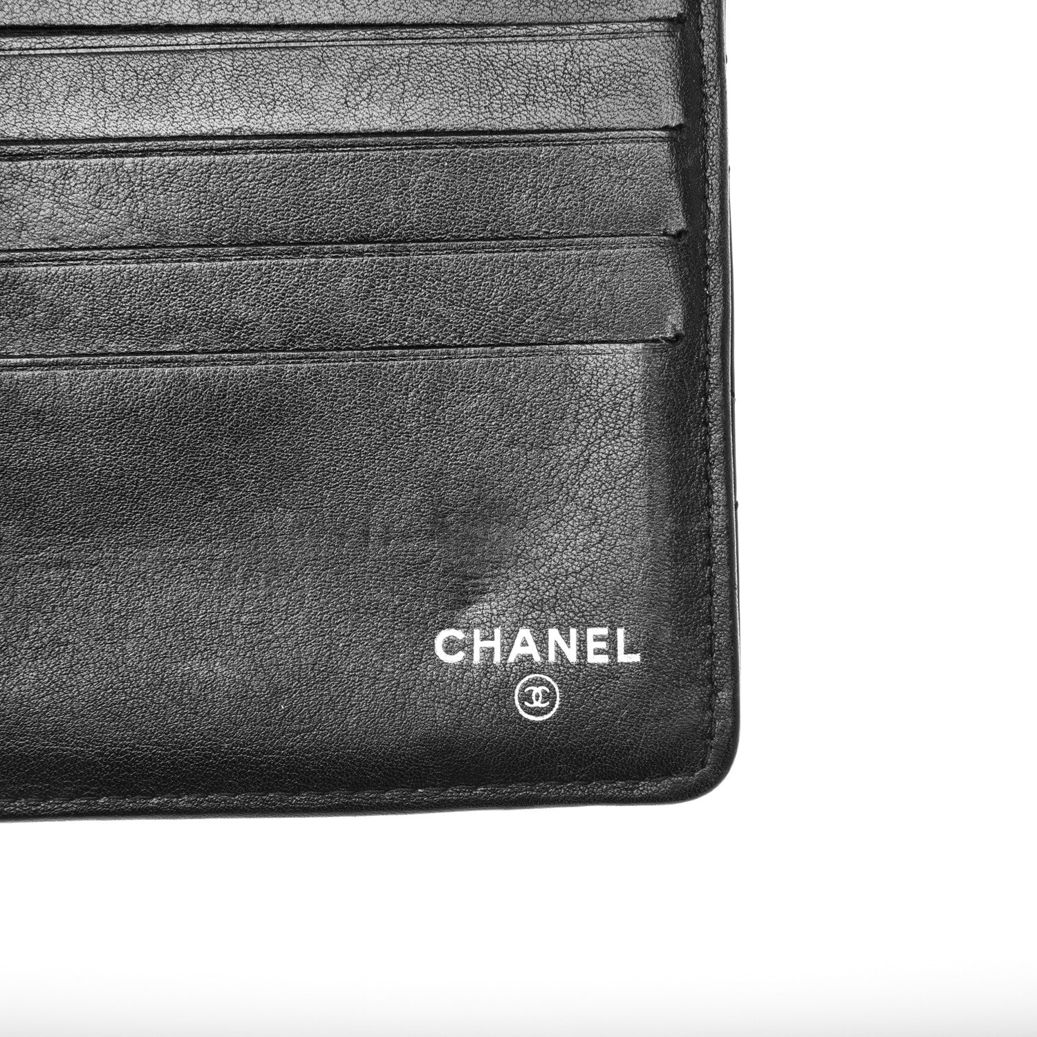 Chanel Patent Quilted Large Flap Wallet Black 6 of 7