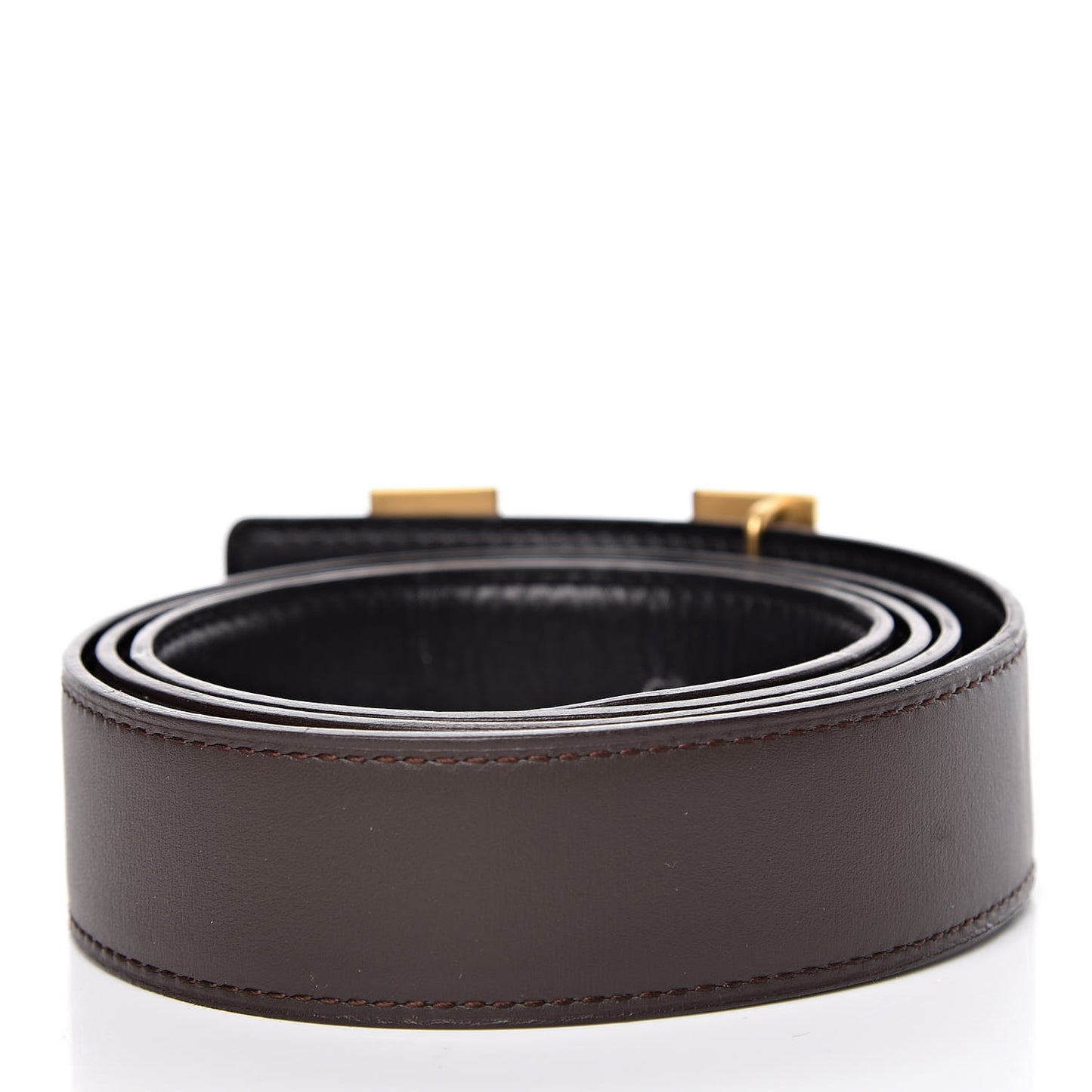 Box Chamonix Reversible 32mm H Belt 100 Black Chocolate
