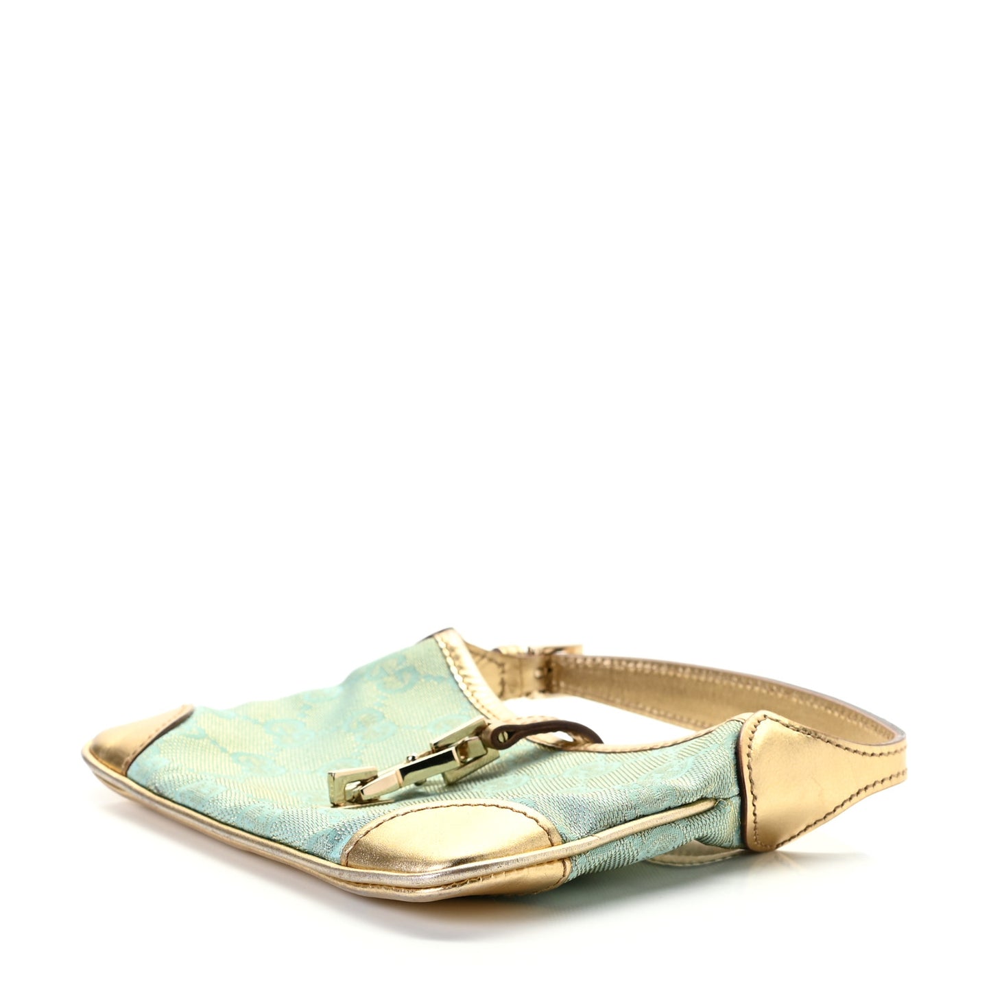 Denim Monogram Pochette Gold