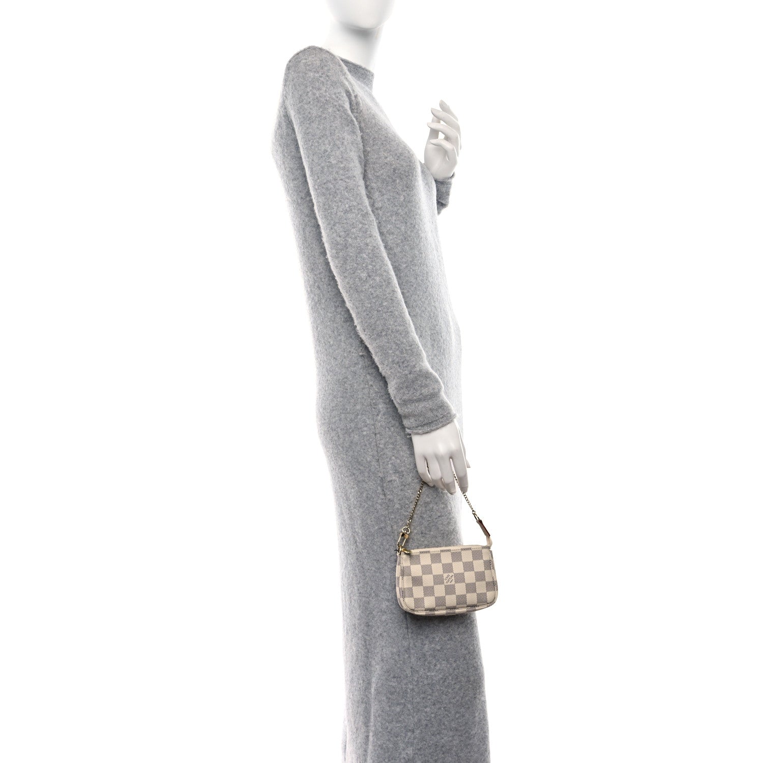 Louis Vuitton Damier Azur Mini Pochette Accessories 2 of 8